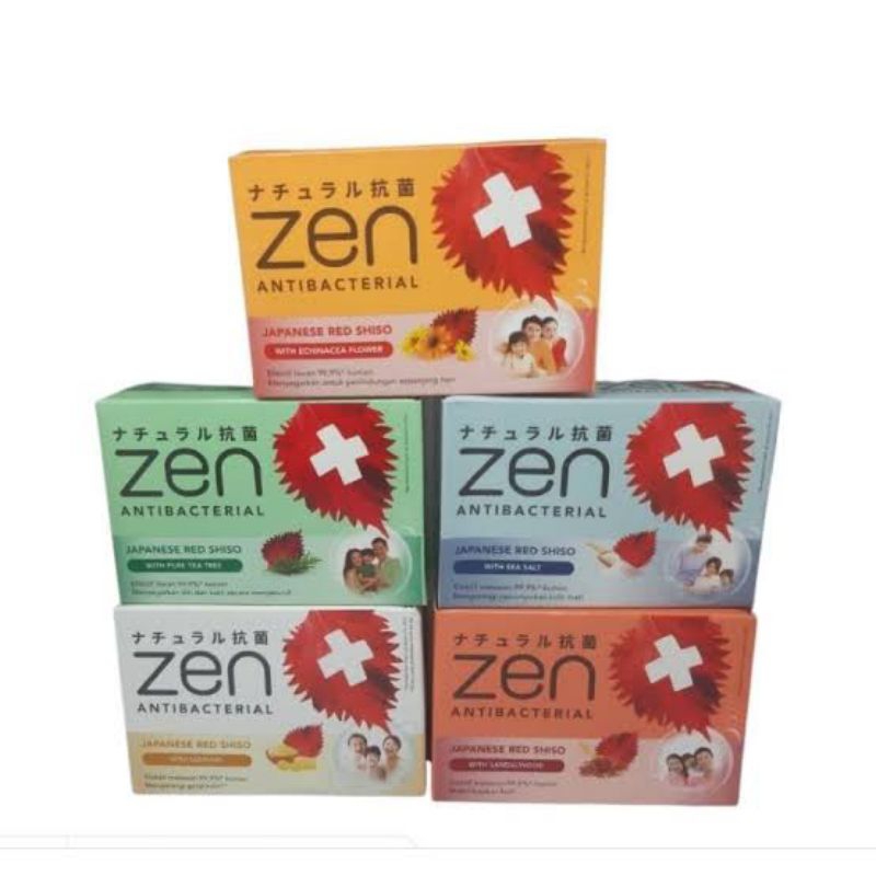 Paket Hemat Sabun ZEN Batang 70g ( 1 pack isi 4 pcs) / Sabun Mandi Anti Bakteri Soap