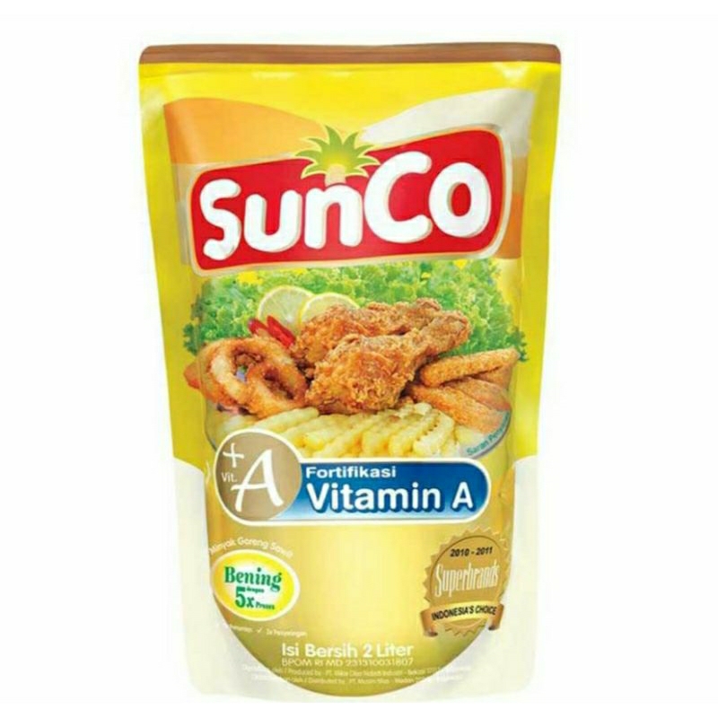 

Sun co 2lt minyak goreng