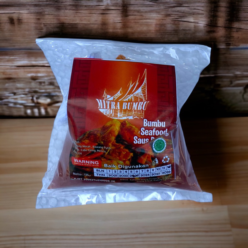 

bumbu seafood saos padang untuk 500g