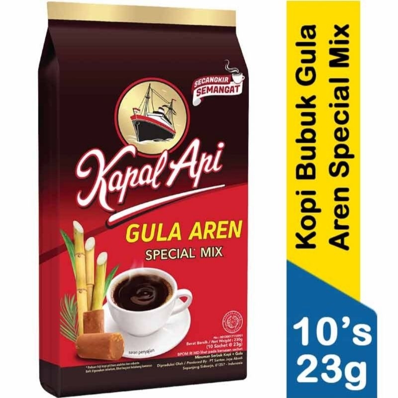 

Kopi Kapal Api Gula Aren Special Mix isi 10