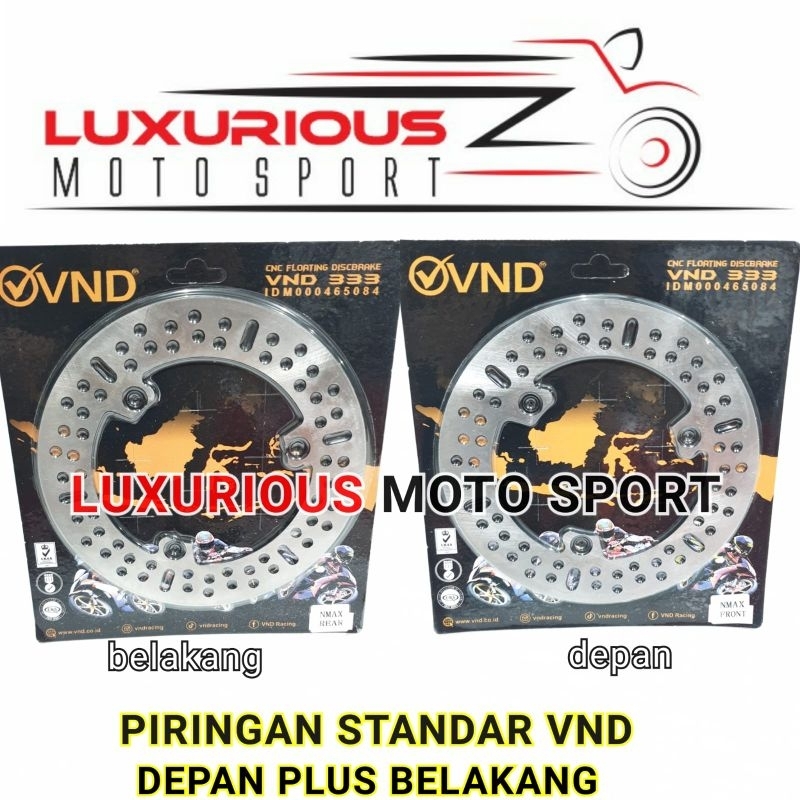 piringan depan belakang vnd 333 aerox155 cakram vnd set aerox new lexi