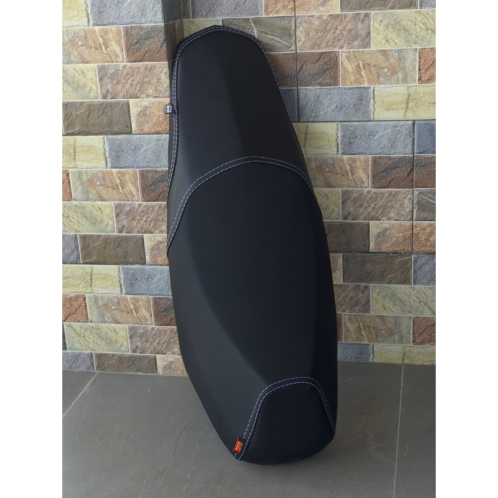 Jok MX King kulit Mbtech carrera-Jok MX King Mbtech carrera double seat