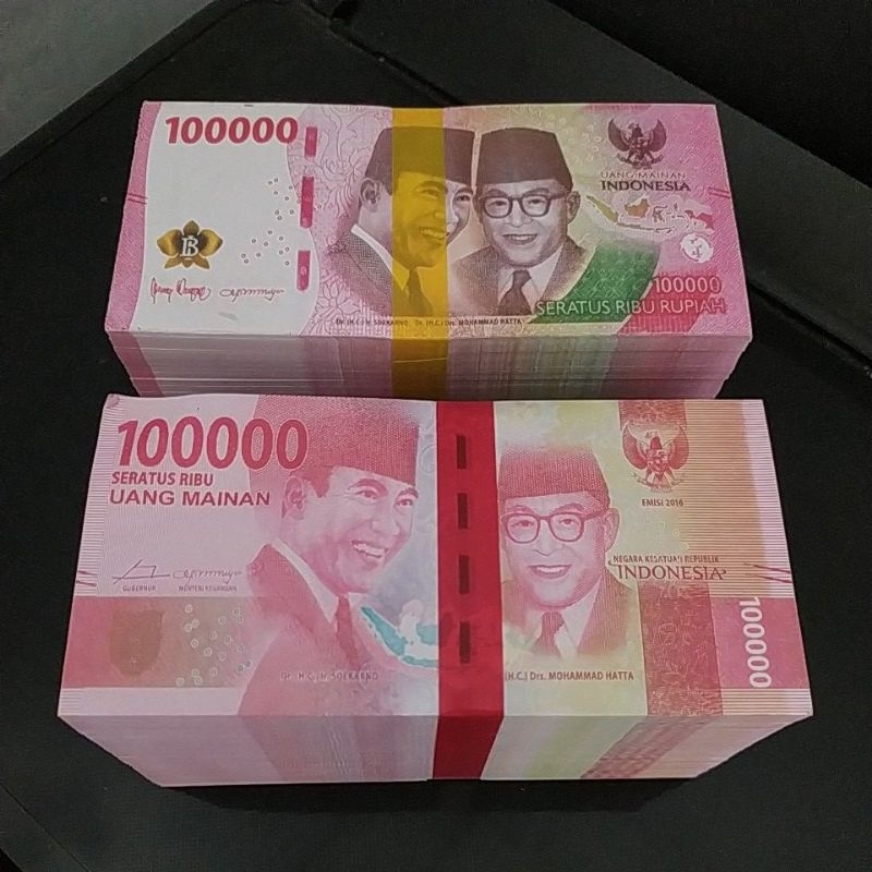 Uang mainan 1000 lembar