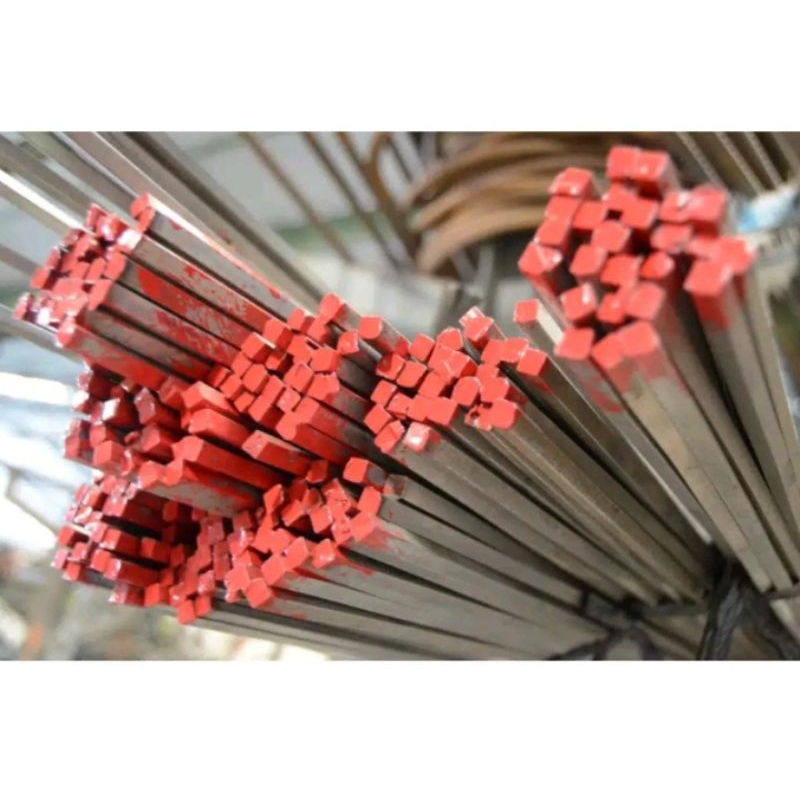 as kotak stainless 304 6x6mm x 500mm