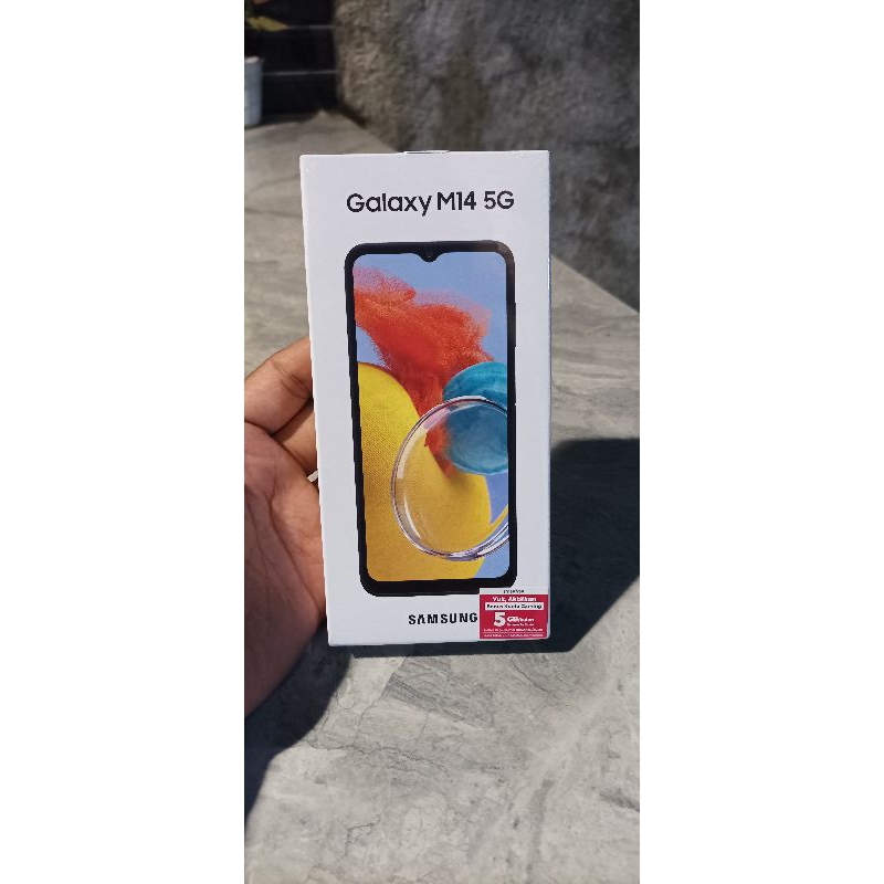 SAMSUNG GALAXY M14 5G RAM 4/128 GB GARANSI RESMI SAMSUNG OFFICIAL, HP android murah garansi resmi
