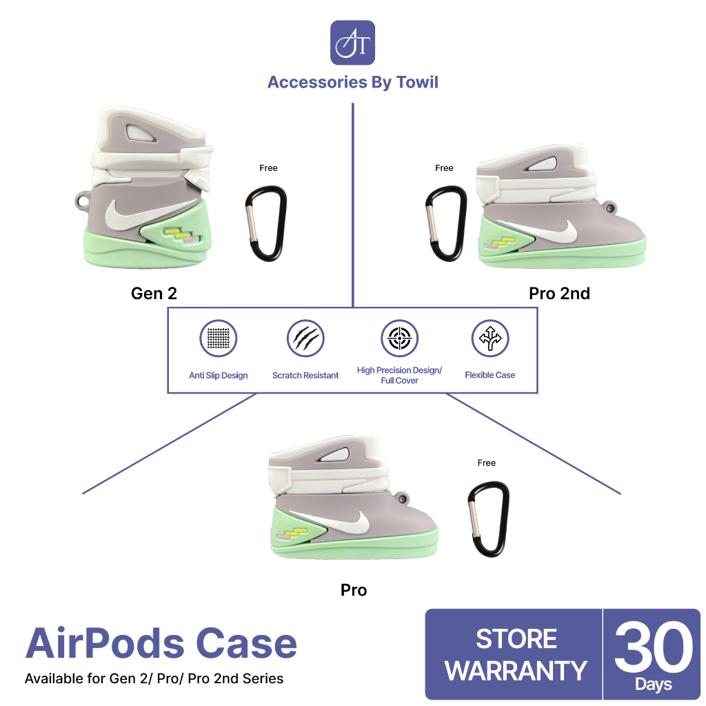 Glow in the dark Airmax Airpods 1 2 PRO case cover casing Airpod silicone case airpods pro gen 2 Tws