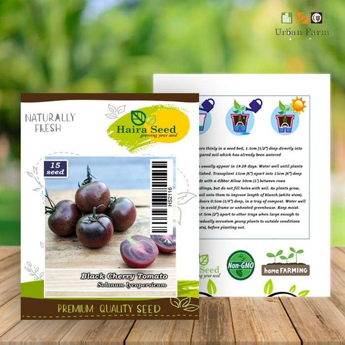 Benih Bibit Tomat Black Cherry (Haira Seed)