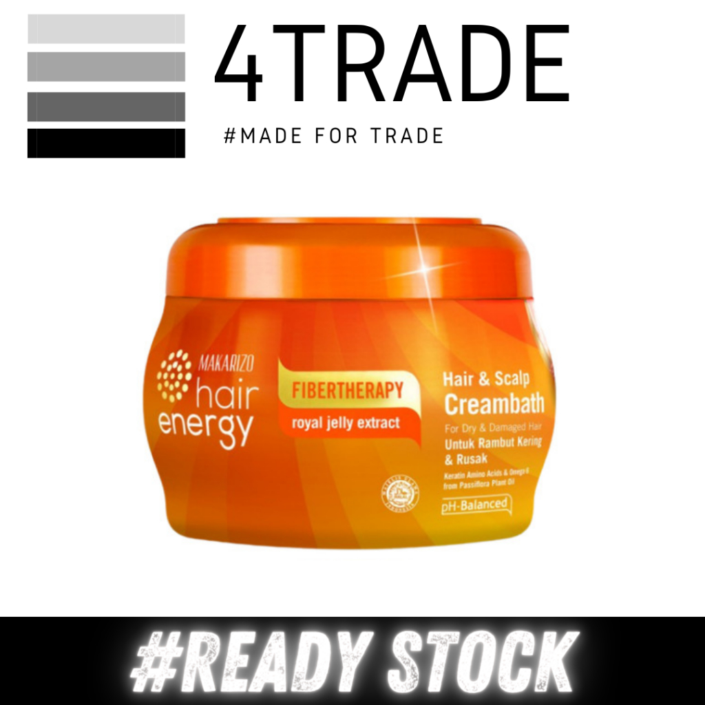 Makarizo Hair Energy Fibertherapy Hair & Scalp Creambath Royal Jelly