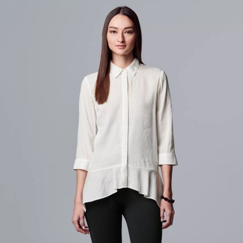 Simply v*ra asymestris blouse