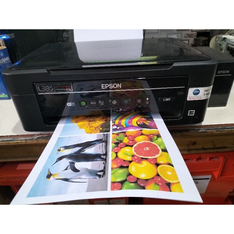 Epson L385 WiFi Print Scan Copy Normal Siap Pakai dan Bergaransi