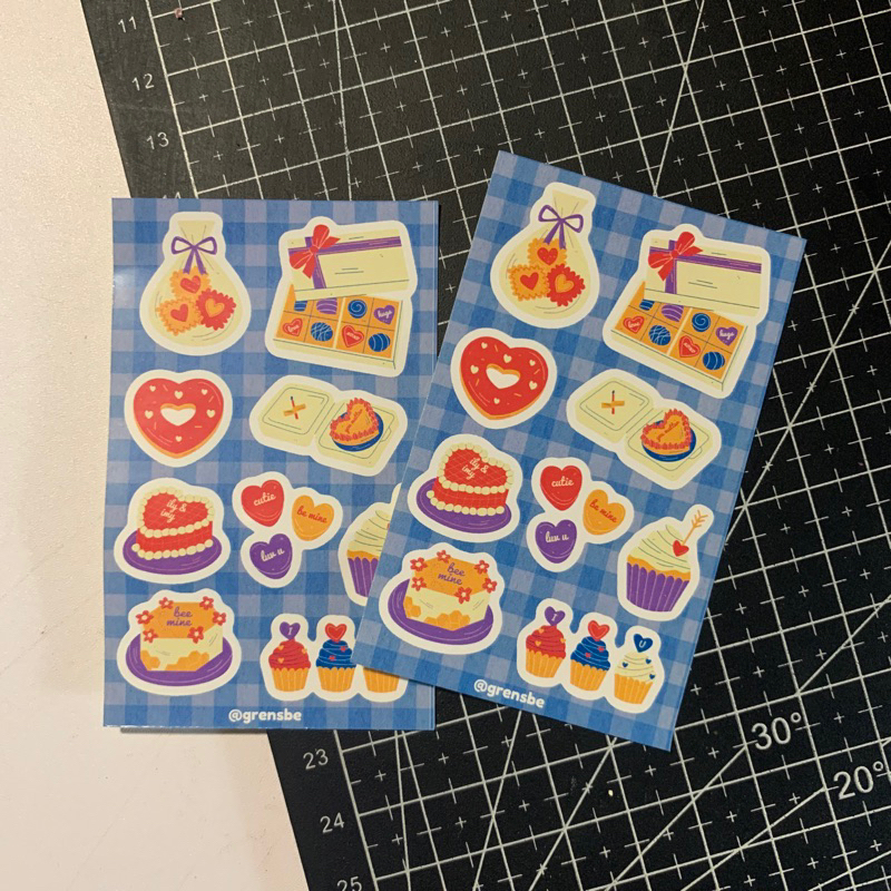 

grensbe - free mini sticker sheet