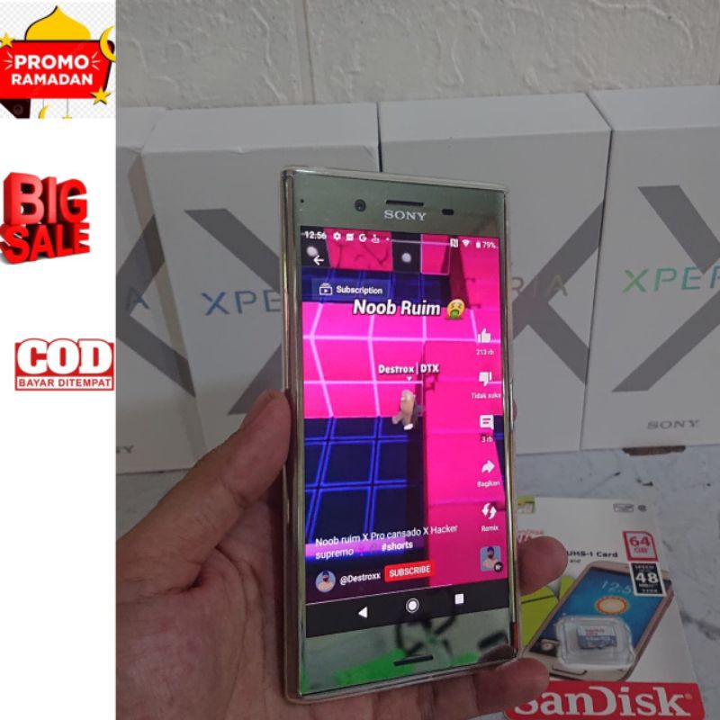 SONY XPERIA XZ PREMIUM RAM 4/64GB MULUS NO MINUS ORY