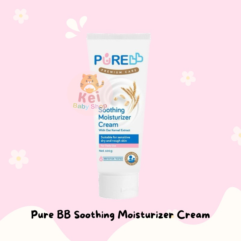 Pure BB Soothing Moisturizer Cream 100g Pelembab Kulit Bayi Sensitif