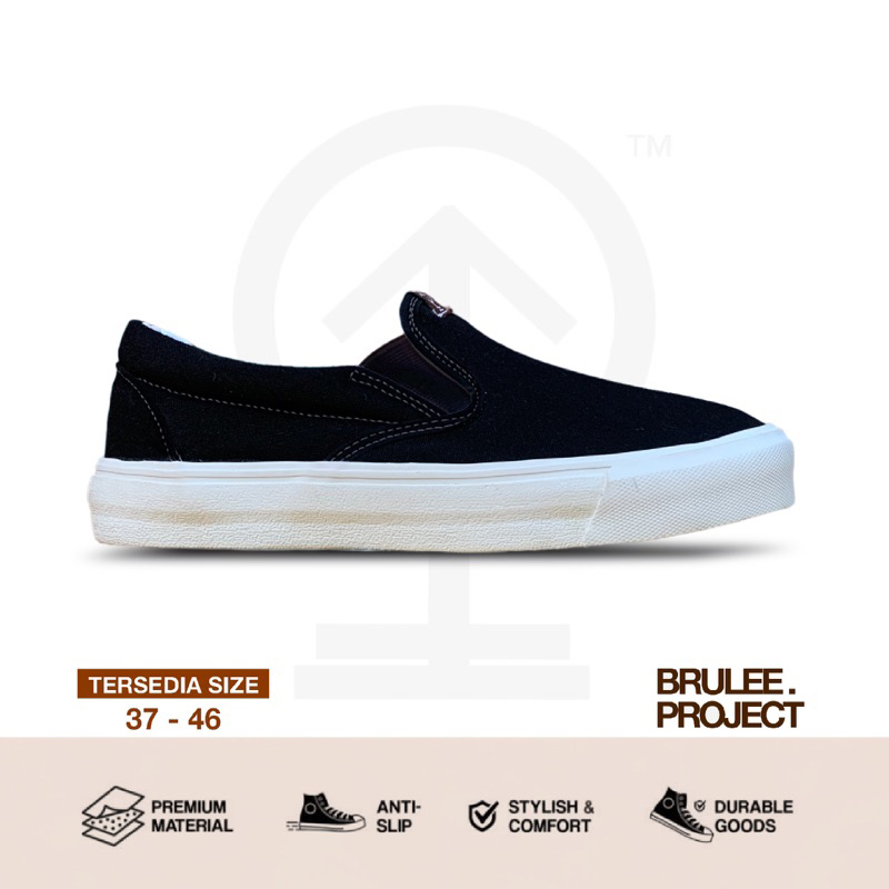 BRULEE.PROJECT SLIP ON - DARK OG BASIC