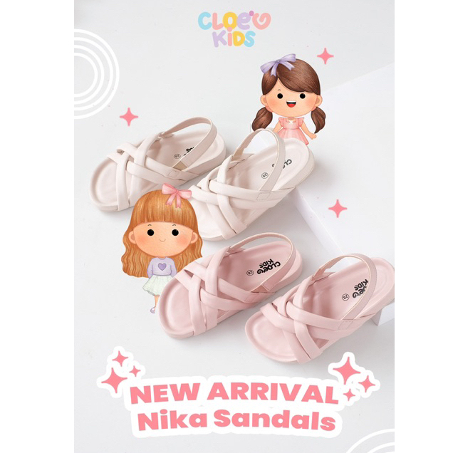 CLOEVKIDS - Nika Size 22-35 Sepatu Sandal Anak Perempuan Lucu