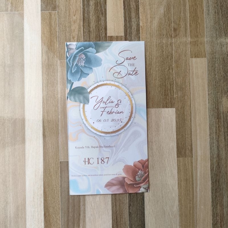 UNDANGAN HC 187 CETAK DAN PLASTIK TERMURAH