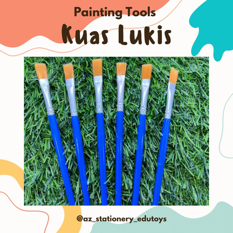 

Kuas Lukis Cat Air / Kuas Lukis Pipih / Kuas Lukis Lancip