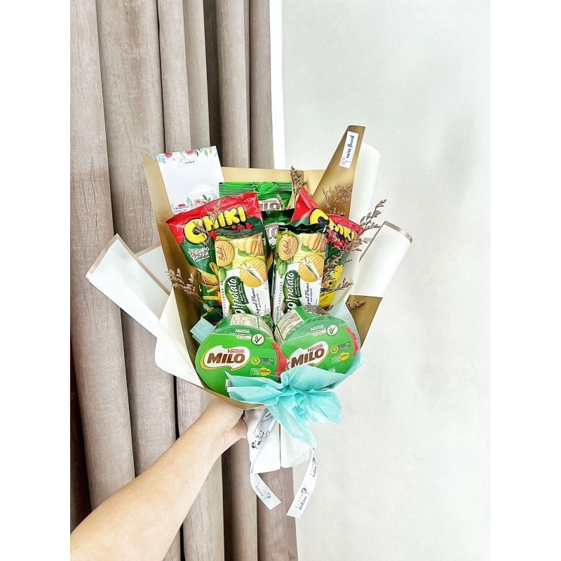 

Buket snack milo