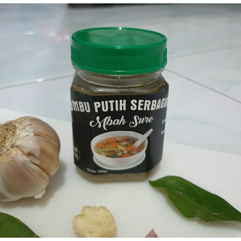 

Bumbu putih serbaguna MBAH SURO 150gr