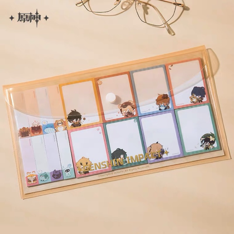 

[READY STOCK] OFFICIAL GENSHIN IMPACT STICKY NOTES SET