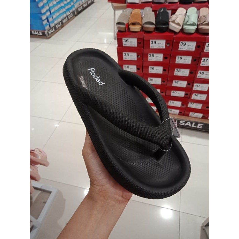 sandal jepit wanita sandal karet polos original brand fladeo 36-40