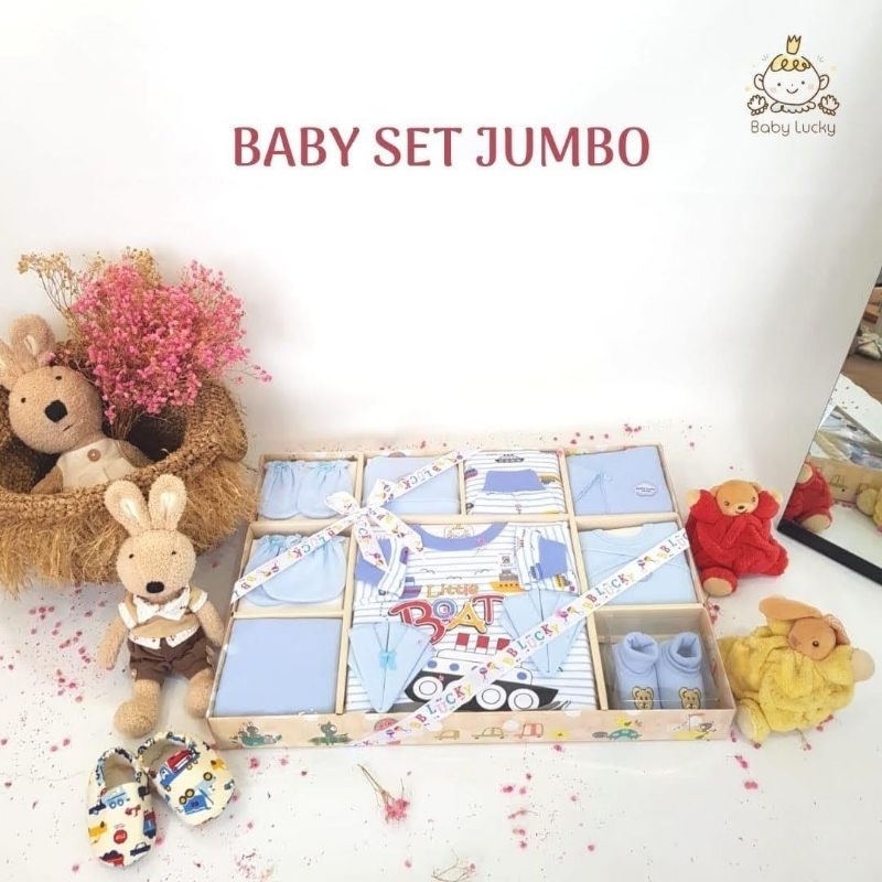 Bb Lucky Gift Box / Kado Bayi / Hampers bayi baru lahir / Gift Set Baby