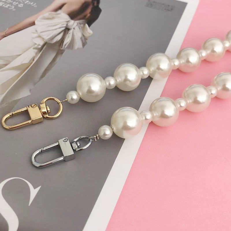 Chain Bag / Phone Charm Pearls Korean Style (GANTUNGAN HP BISA DI LEPAS PASANG)