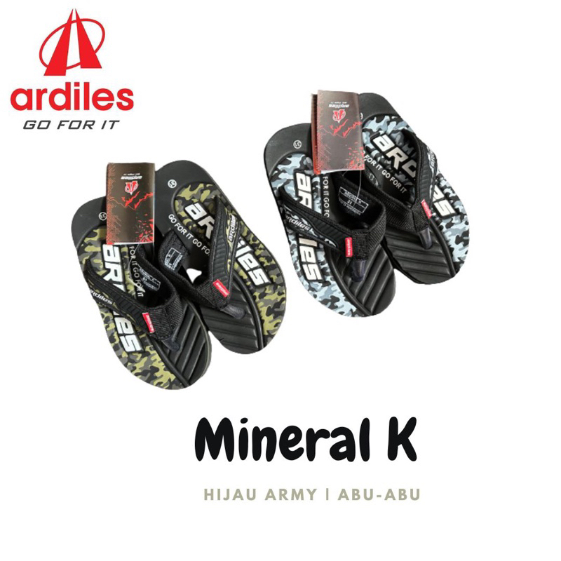 Ardiles MINERAL Kecil - Sandal Jepit Anak Laki-laki Slip On Original Ardiles