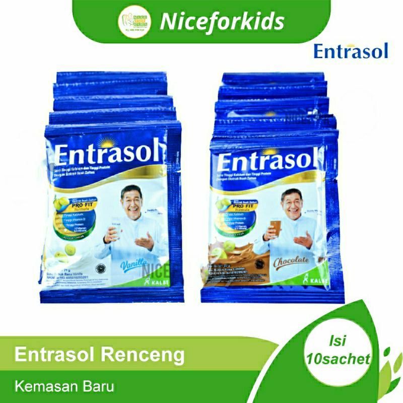 

Entrasol active isi 10 sachet @21g