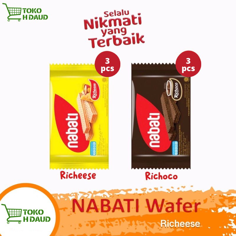 

Wafer Nabati 2000 an || Rasa Coklat dan keju