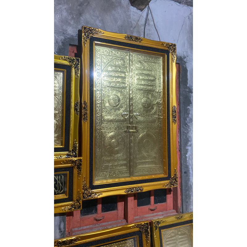 replika pintu kabah kuningan jumbo