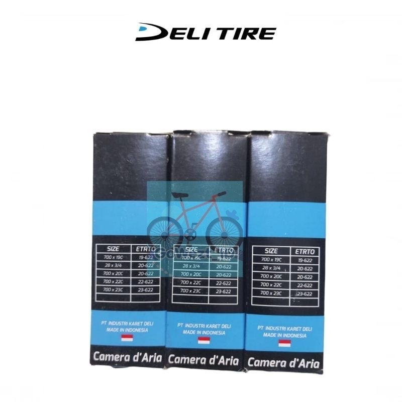 Ban Dalam Sepeda Ukuran 700 x 19 / 23 c Swallow Deli Tire Pentil Fixie FV Presta 6 cm | High Quality