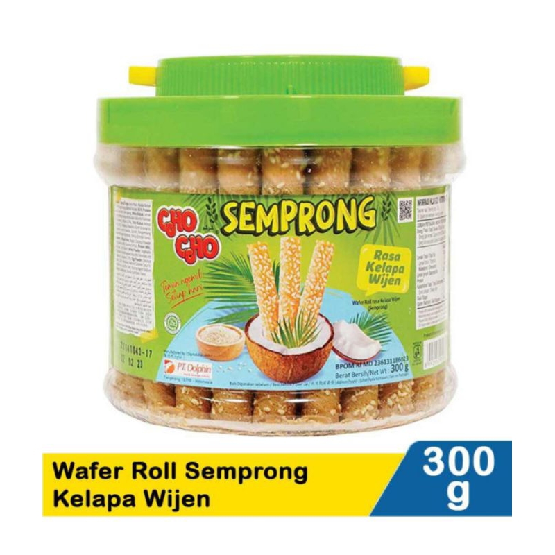 

Semprong | Wafer Roll Semprong Kelapa Wijen 300g