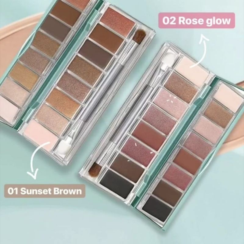 WARDAH EXCLUSIVE EYESHADOW PALETTE 10g