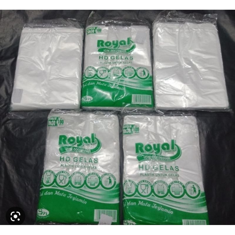 Kantong plastik BENING ROYAL gelas cup boba