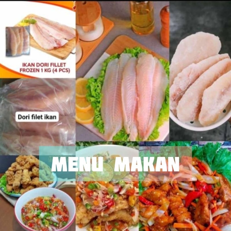 

Ikan Dori Filet 1kg Frozen Seafood Segar 4 Potong