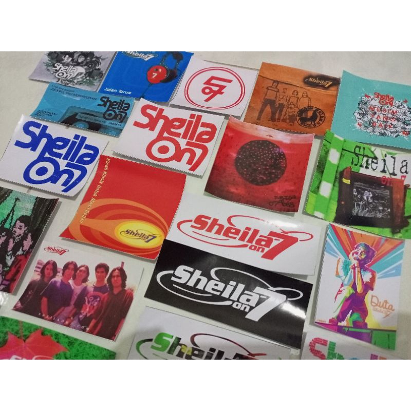 Sheila On 7 Sticker Pack Merchandise Stiker Indoor & Outdoor