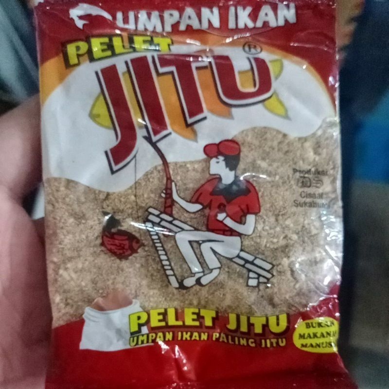 Umpan Pancing JITU Merah Biru Telor Bebek Kinoy Murni Kristal