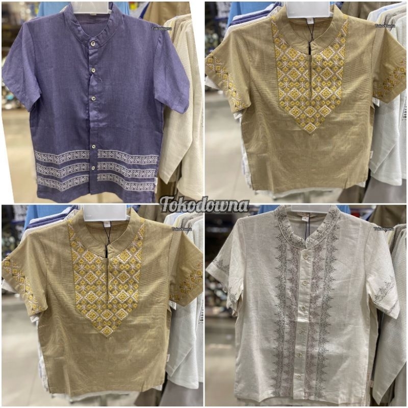 Baju koko lengan pendek anak laki-laki PITO DITO (1-14th)
