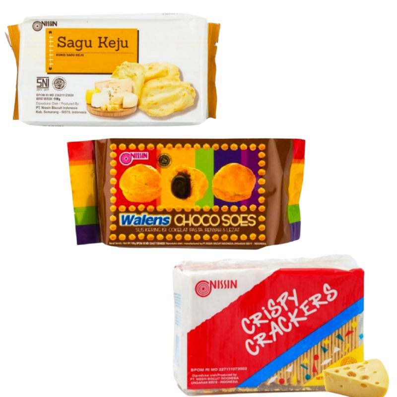 

Nissin Crispy Crackers Walens Sagu Keju