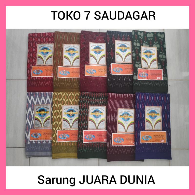 Sarung JUARA DUNIA ORI Sarung Goyor Ternama Kualitas No 1