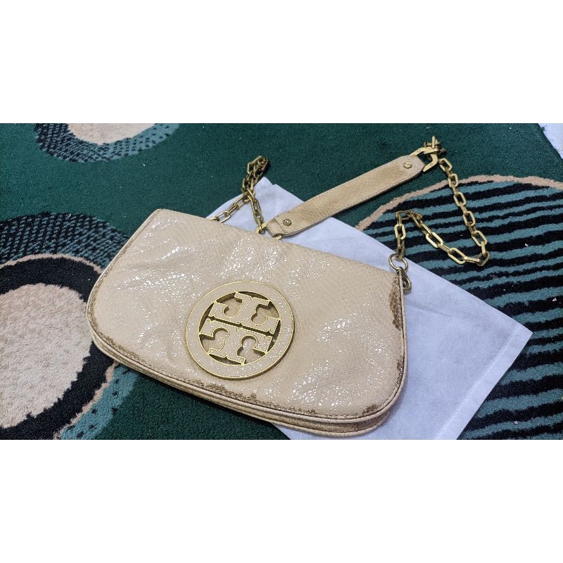 Tory burch Gold Sling Bag