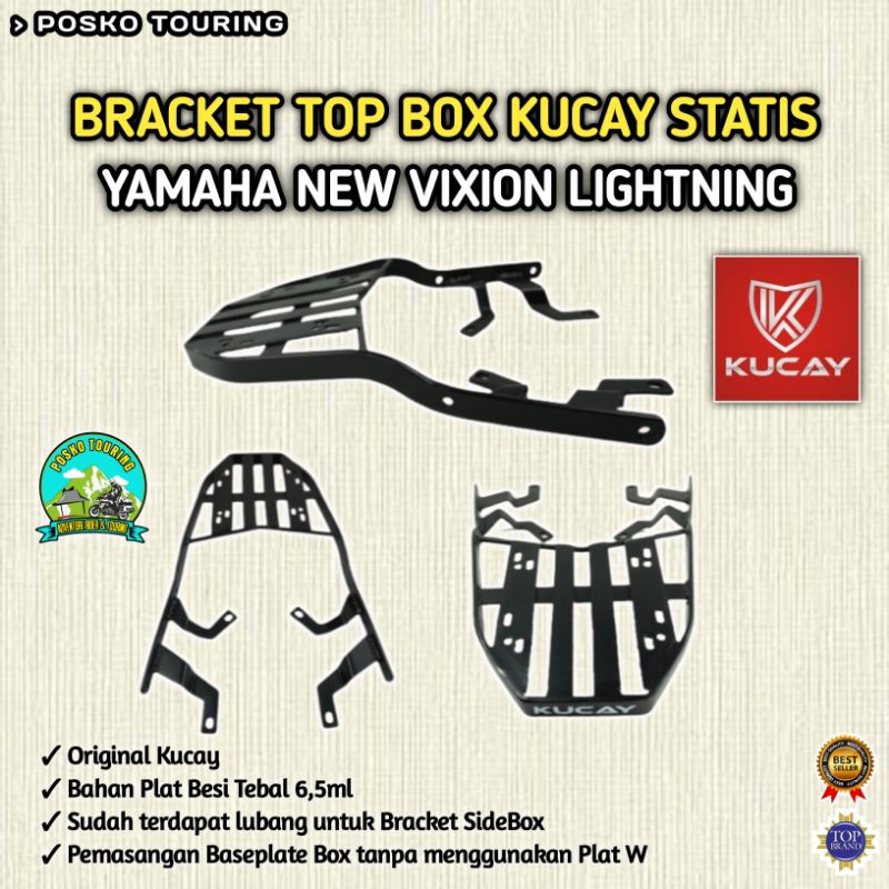 Bracket Box Yamaha New Vixion Lightning NVL | Bracket Kucay Statis Vixion