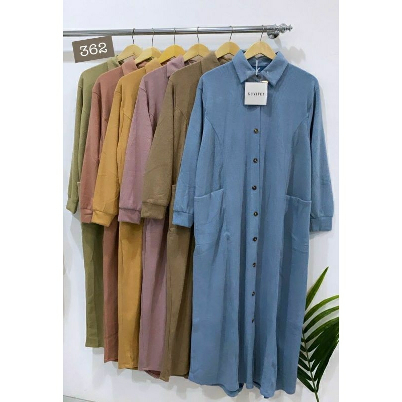 Gamis KUYIFEI 362//Gamis rajut//Gamis rajut premium//Gamis rajut import//Gamis knit//Gamis knit prem