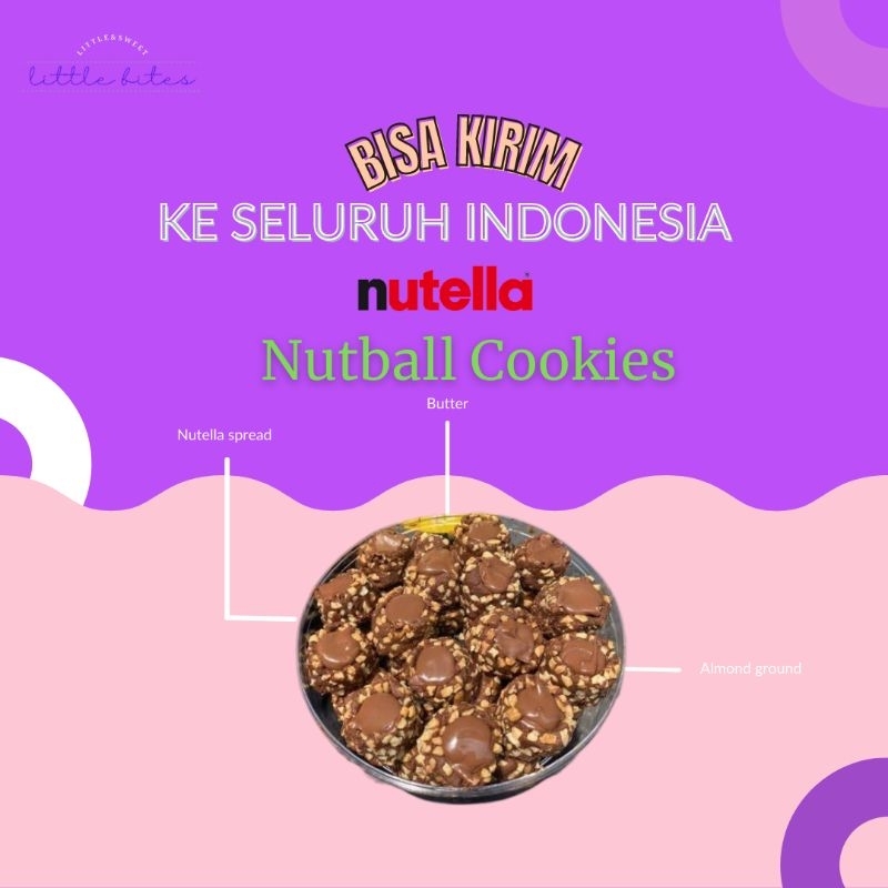

Nutella nutball cookies kue lebaran premium