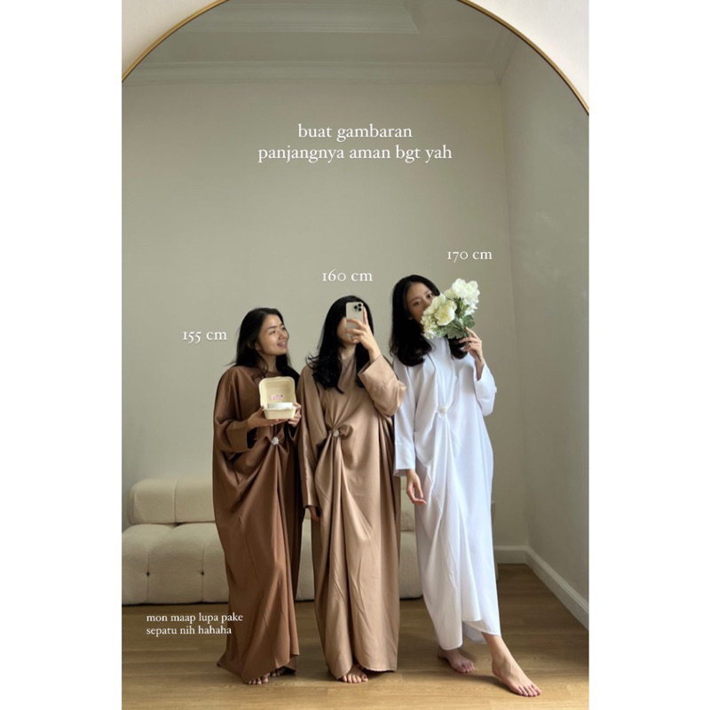 PORONAKA - TAMA Kaftan Long Maxi Dress Gamis Lebaran