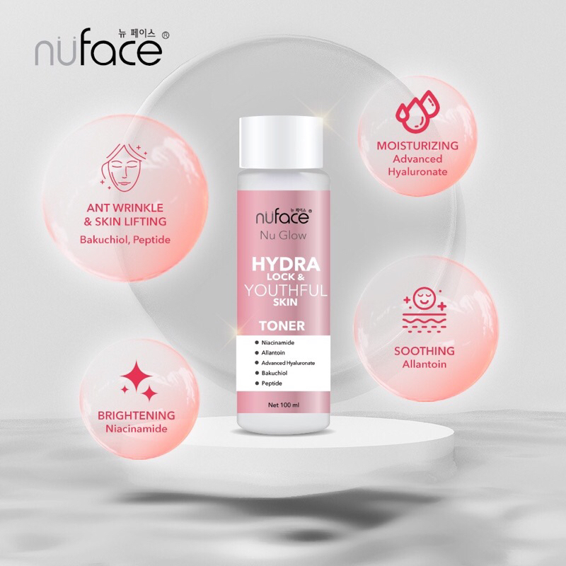 [BISA COD] Nuface Nu Glow Toner - Toner Nuface - Toner Nuface Brighten - Toner Nuface Acne