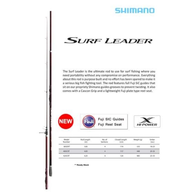 JORAN SHIMANO ANTENA SURF LEADER | JORAN PASIRAN | JORAN PINGGIRAN