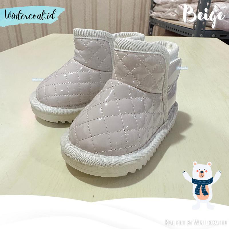 Baby snow boots sepatu anak bayi musim dingin hangat toddler balita salju bromo import waterproof anti air