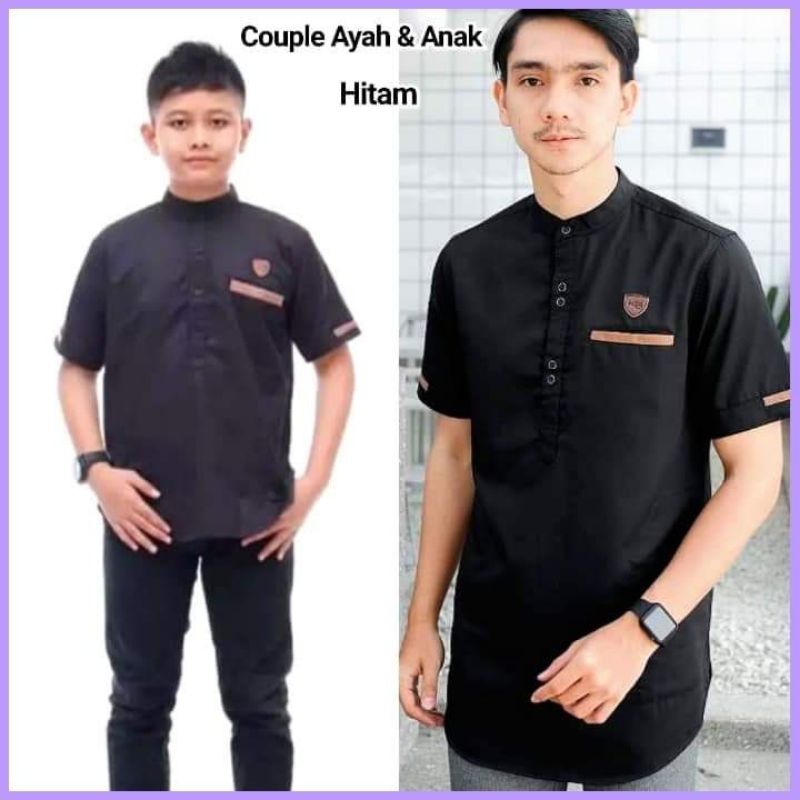 Baju Koko Kurta Couple Ayah dan Anak by zellshop